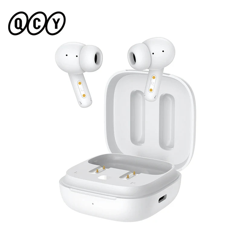 QCY T13 ANC Earphone Bluetooth 5.3 Active Noise Cancellation -28dB 
Wireless Headphone Fast Charge Earbuds 0.068' Low Latency